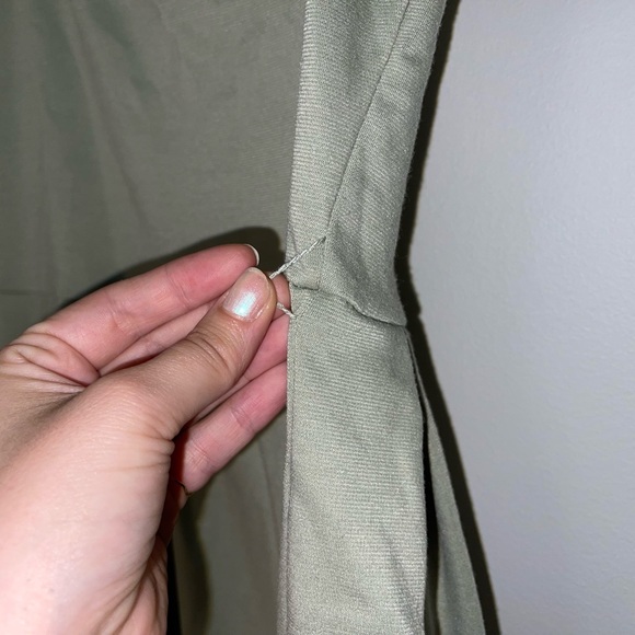 Altar’d State Sage Green Short Dress, Structured and gathered waist EUC small - Picture 13 of 16